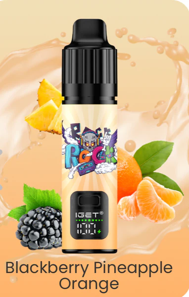 IGET BAR PLUS S3 Blackberry Pineapple Orange flavour, dark fruit blend vape, tropical berry e-liquid - IGET BAR PLUS S3 KIT BLACKBERRY PINEAPPLE ORANGE ...