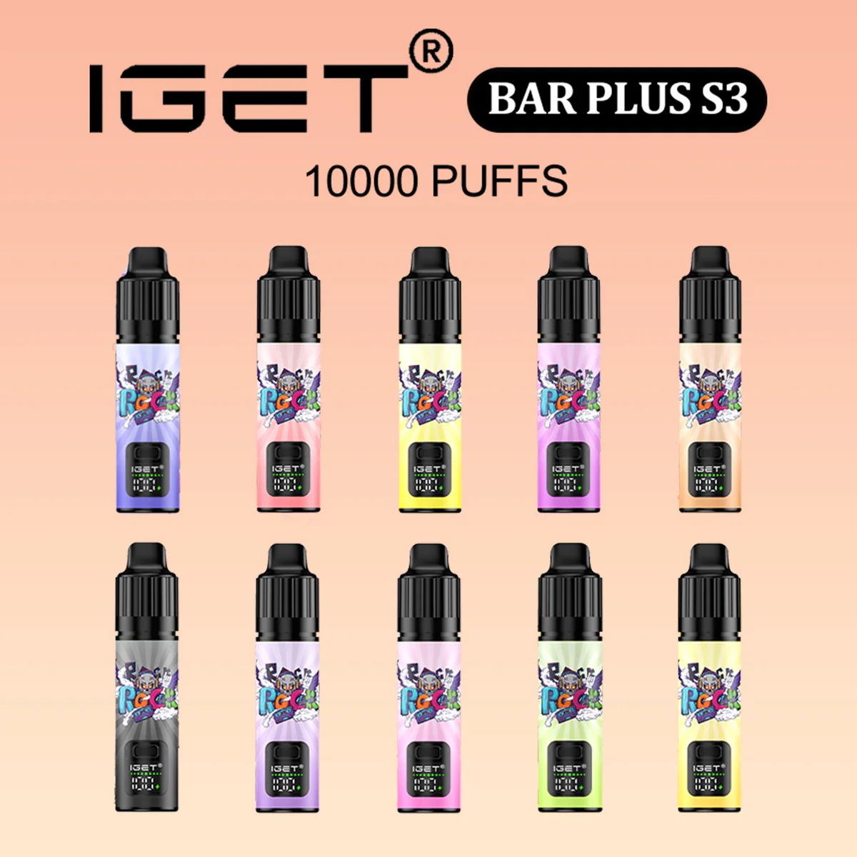 IGET BAR PLUS S3 interchangeable pods, vape flavour variety system, multiple vape pods display - IGET Bar Plus S3 Australia - IGET Bar Plus S3 Wholesale — 1 vape ...